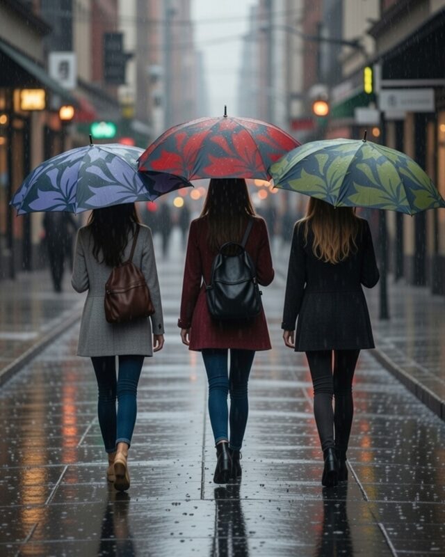 Da la bienvenida a la primavera con estilo. Prepárate para los días imprevisibles con los paraguas #Pertegaz: ligeros, funcionales y resistentes al viento.